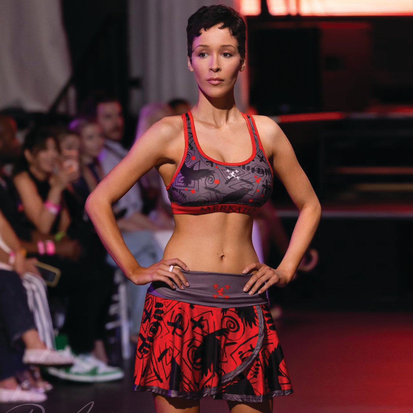 Merkato Raven Skort