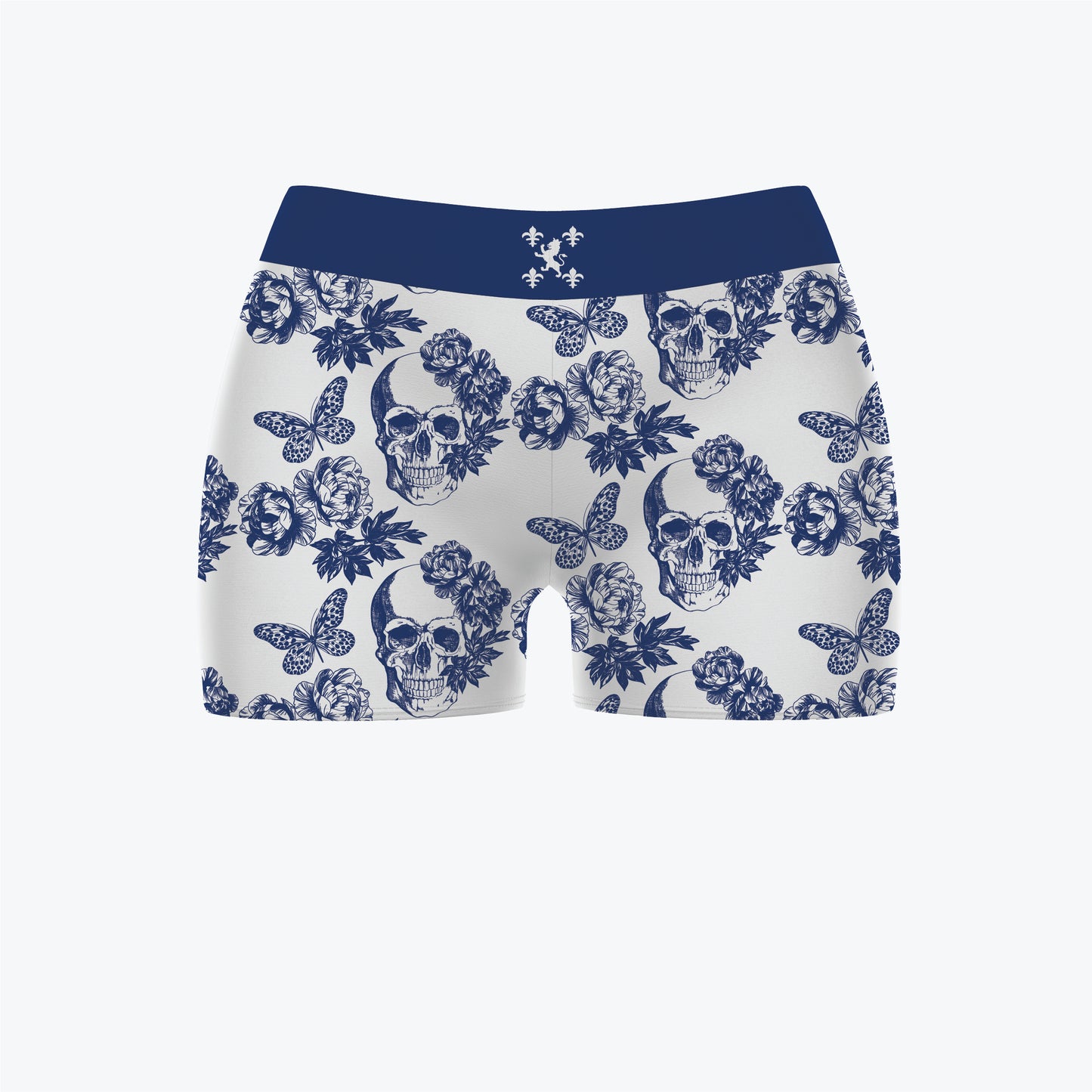 Merkato Bones and Butterflies Womens Booty Shorts