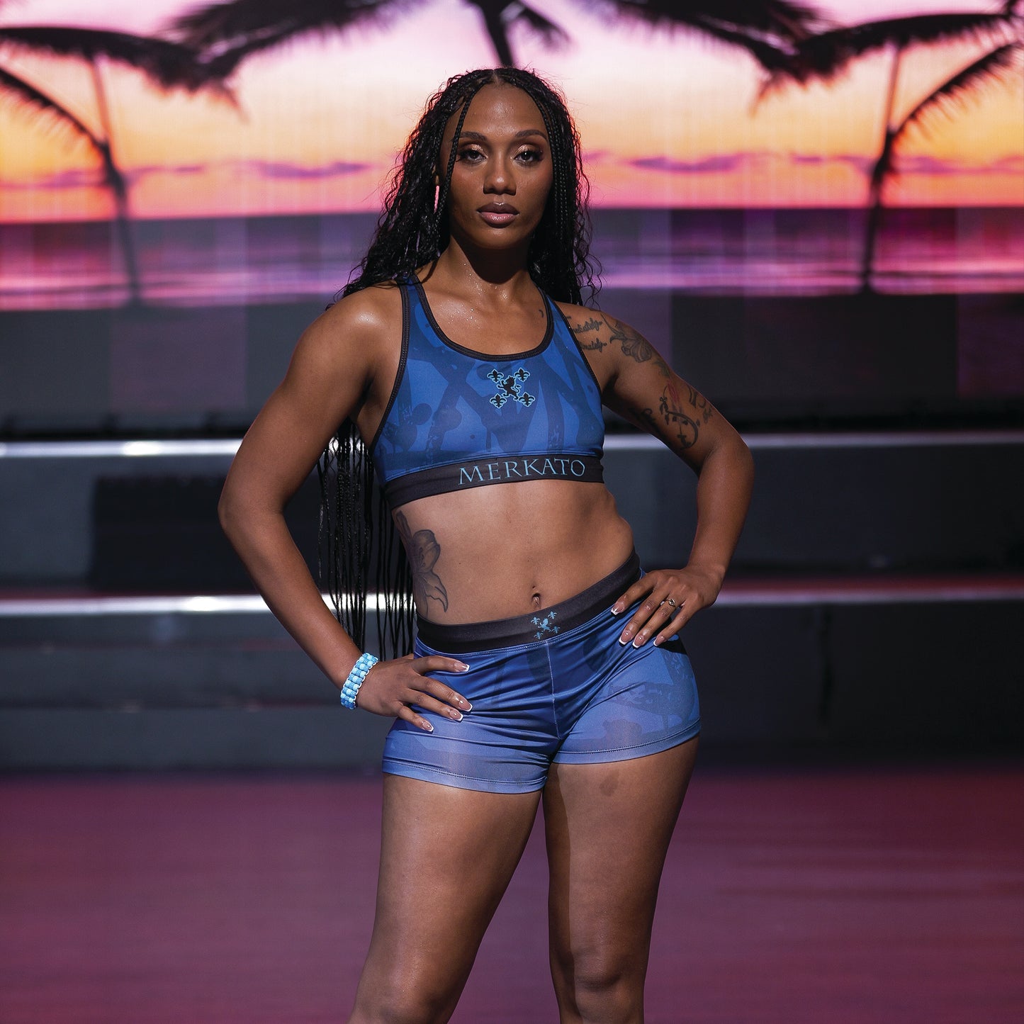 Merkato Graffiti Sports Bra