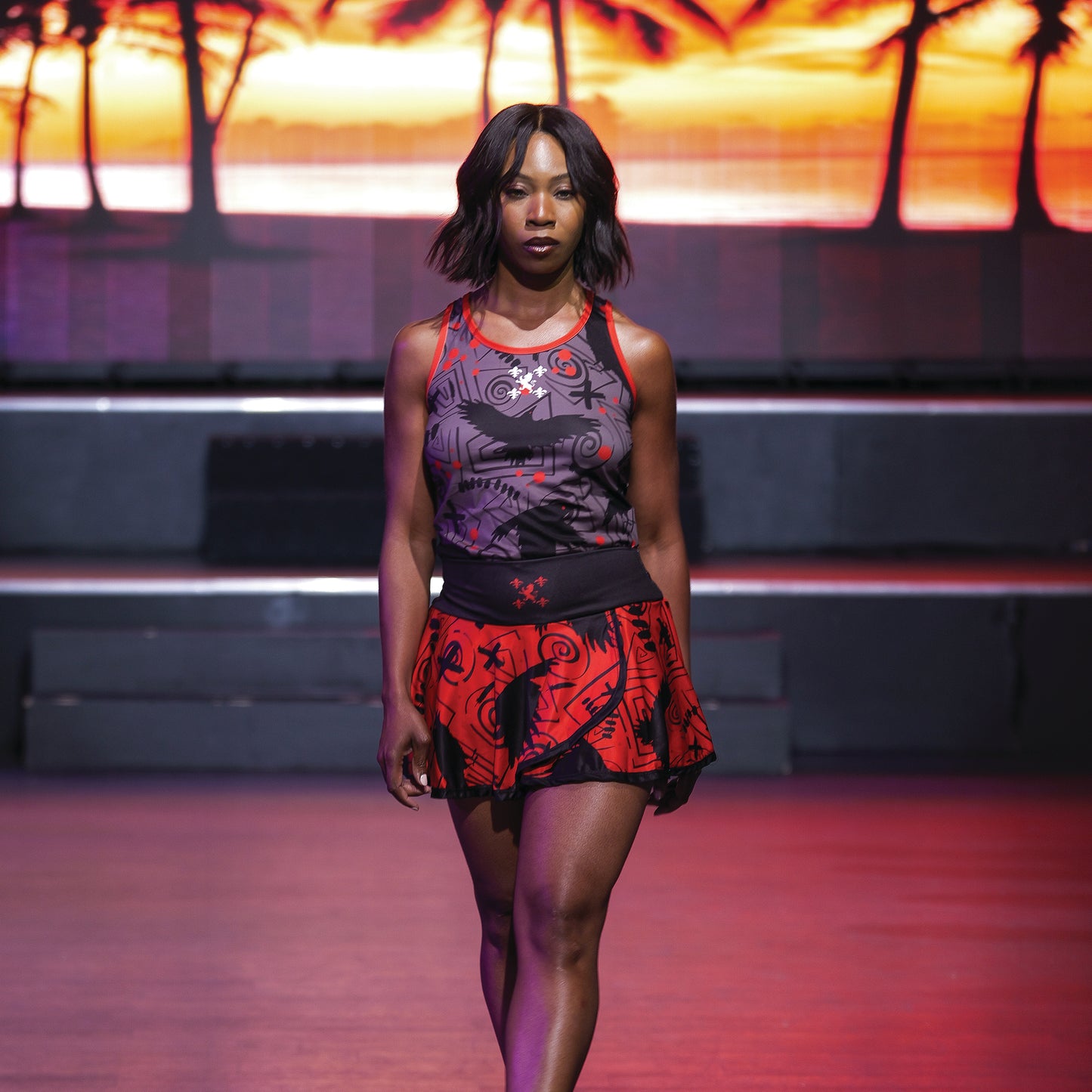 Merkato Raven Skort
