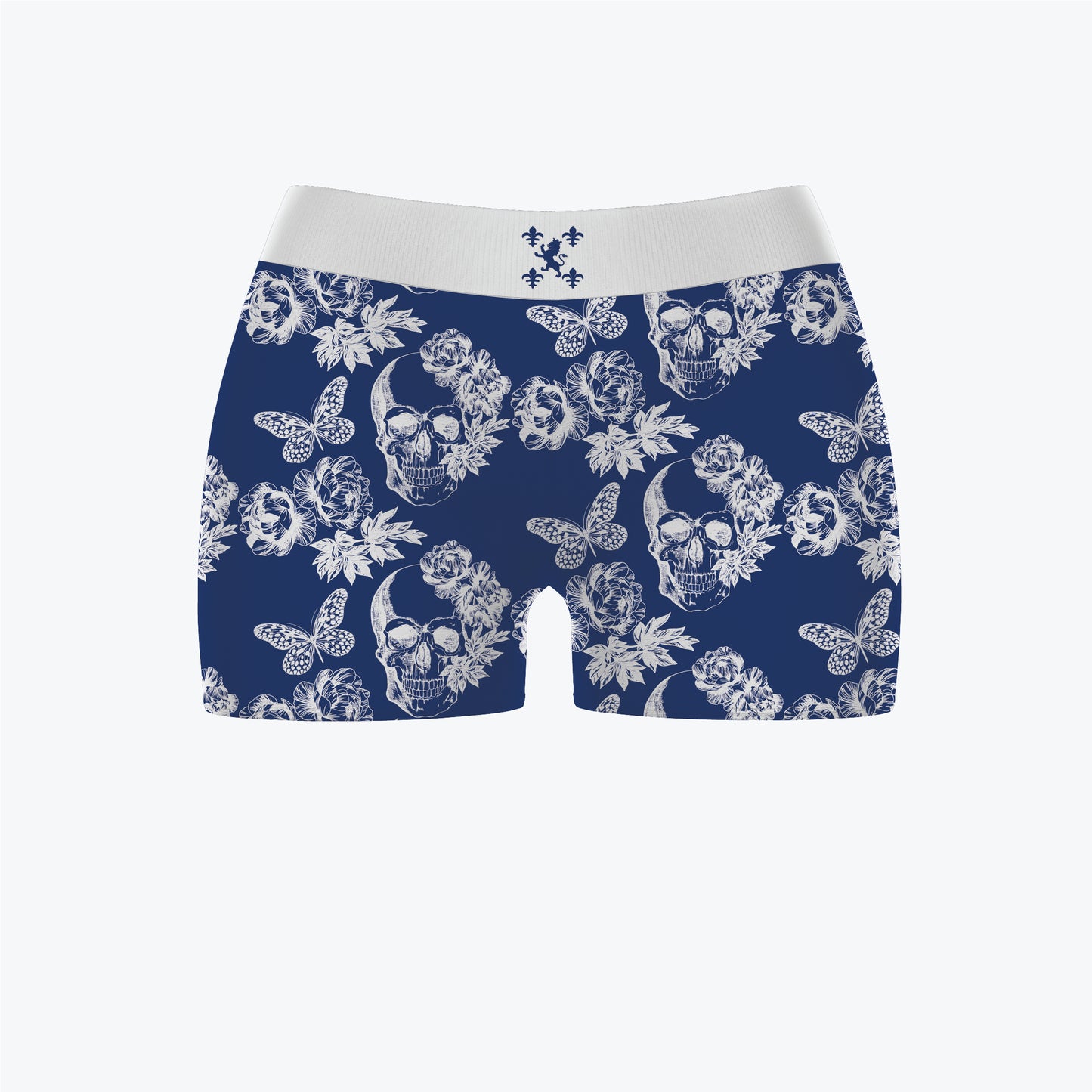 Merkato Bones and Butterflies Womens Booty Shorts