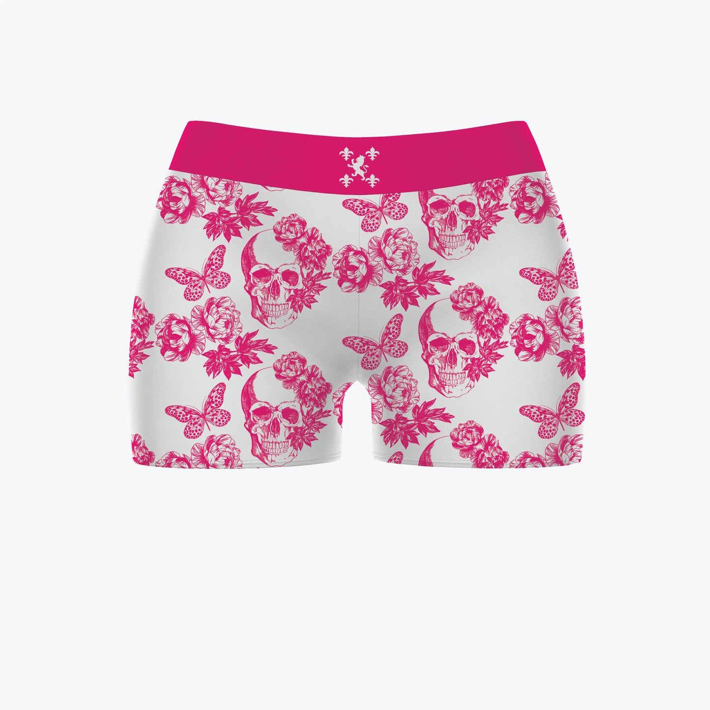 Merkato Bones and Butterflies Womens Booty Shorts